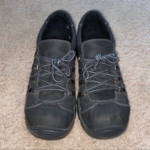 ❗️Fashion Bug Black & Gray Comfort Slip On Shoes Size 7.5 Wide